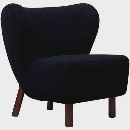 Le Forge Betty Boucle Occasional Chair Black