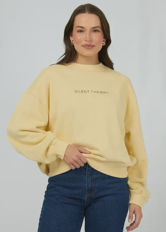 Silent Theory Logo Crew - Lemon