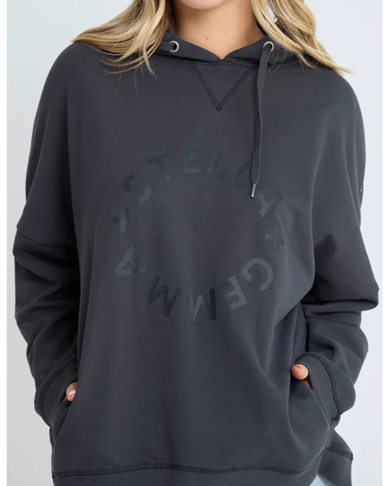 Stella & Gemma Newport Hoodie - Aged Black
