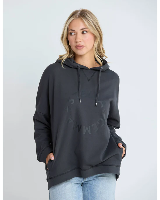 Stella & Gemma Newport Hoodie - Aged Black