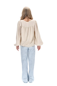 Charlo Hannah Top Beige