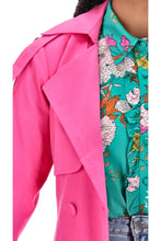 Load image into Gallery viewer, Charlo Lisa Cotton Trench Coat Pink
