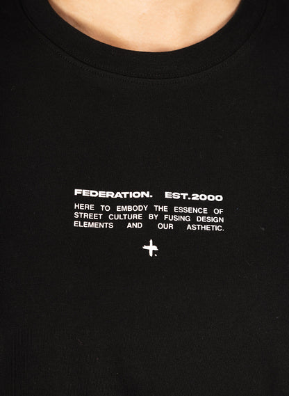 Federation Our Tee Type - Black