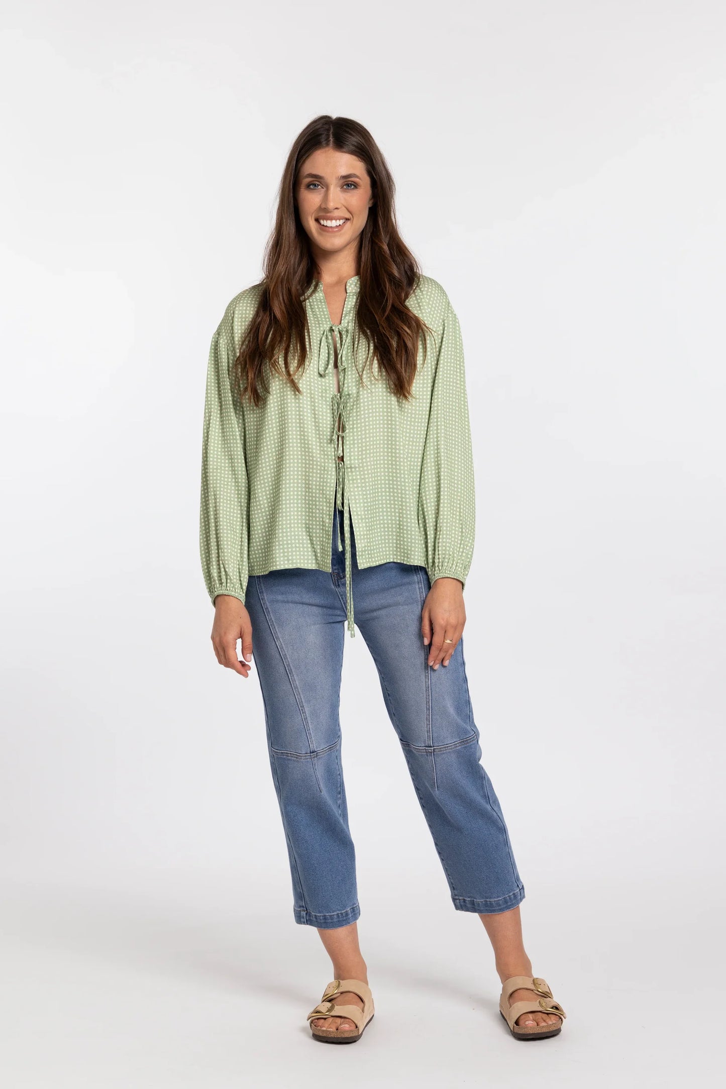 Mi Moso Double Pocket Jean - Blue