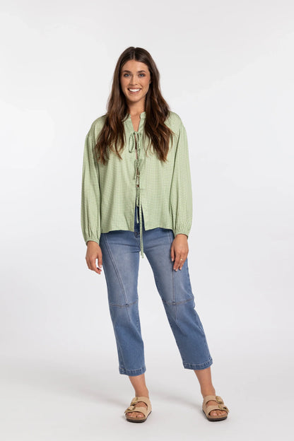 Mi Moso Double Pocket Jean - Blue