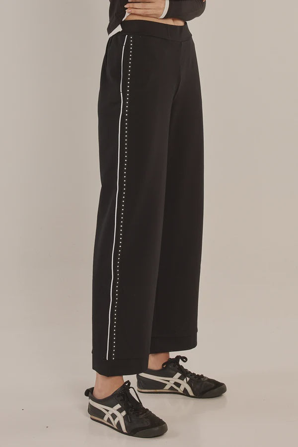 Betty Basics Bien Ponte Jogger - Black/White