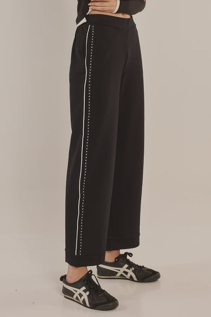Betty Basics Bien Ponte Jogger - Black/White