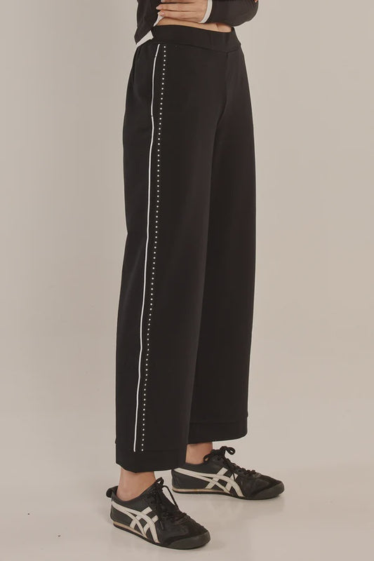 Betty Basics Bien Ponte Jogger - Black/White