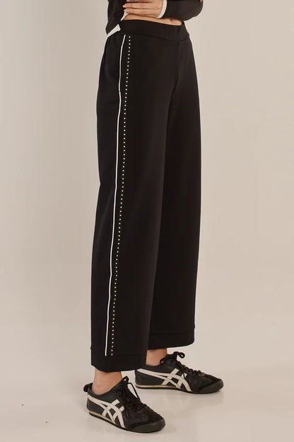 Betty Basics Bien Ponte Jogger - Black/White