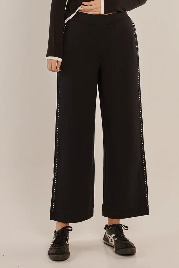 Betty Basics Bien Ponte Jogger - Black/White