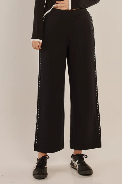 Betty Basics Bien Ponte Jogger - Black/White