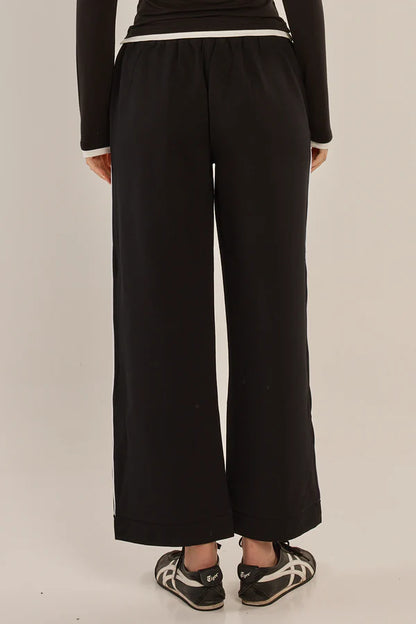 Betty Basics Bien Ponte Jogger - Black/White