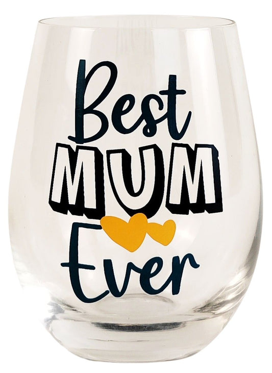 Urban Best Mum Ever Glass
