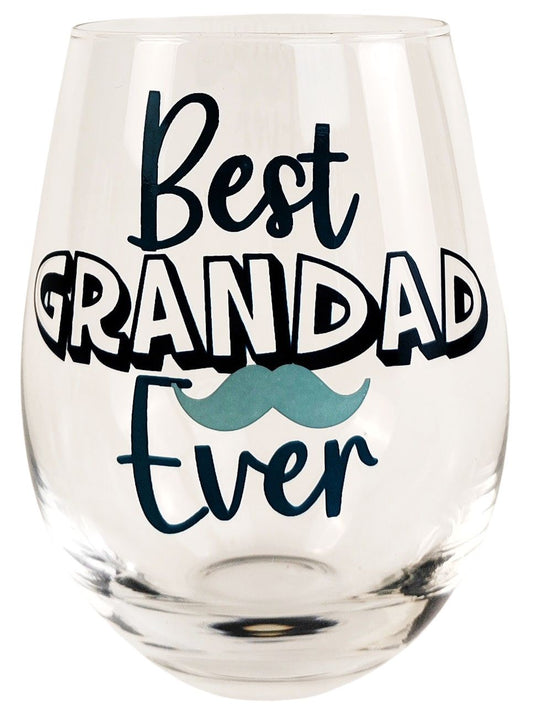 Urban Best Grandad Ever Glass