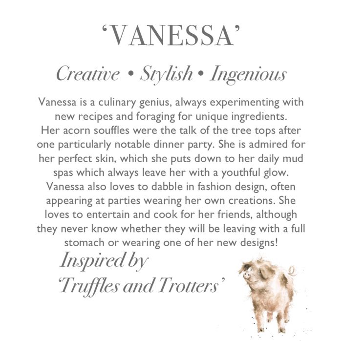 Image Gallery Plush Wendale Toy Large- Vanessa the Pig