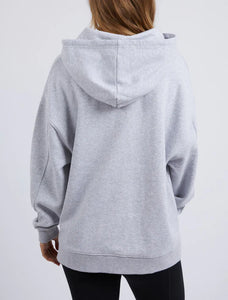 Foxwood Varsity Hoody Grey Marle