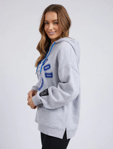 Foxwood Varsity Hoody Grey Marle