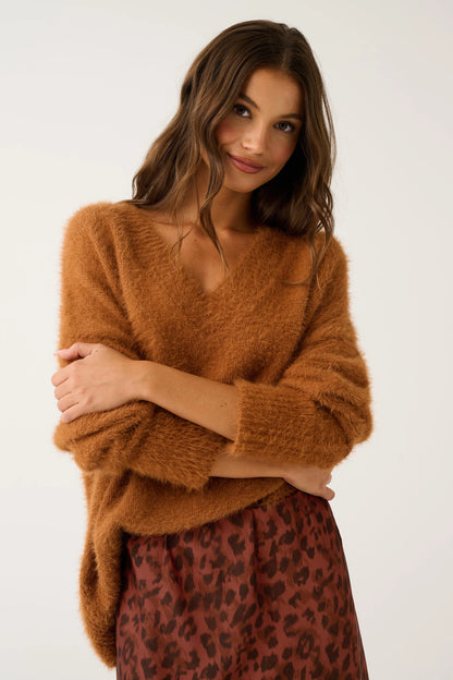 Cartel & Willow Emmie Sweater - Toffee