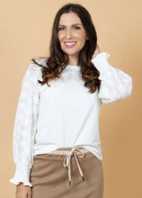 Load image into Gallery viewer, Charlo Tommy Embroidered Top - White
