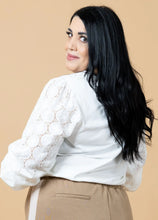 Load image into Gallery viewer, Charlo Tommy Embroidered Top - White
