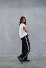 Load image into Gallery viewer, Style Laundry Wide Leg Stripe Pant Black
