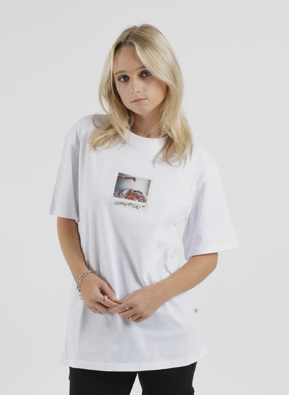 Federation Our Tee White Polaroid - Fush n Chups