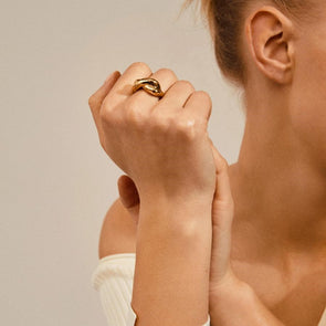 Pilgrim Belief Ring Gold Plated