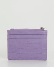 Load image into Gallery viewer, Urban Status Hunter Wallet Card Holder Lilac Croc
