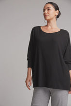 Load image into Gallery viewer, Eb &amp; Ive Studio Jersey Top Black
