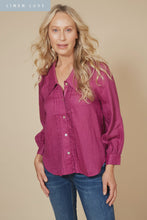 Load image into Gallery viewer, Eb &amp; Ive Diaz Blouse Mulberry
