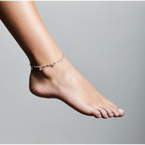 Pilgrim River Ankle Chain Silver Plated