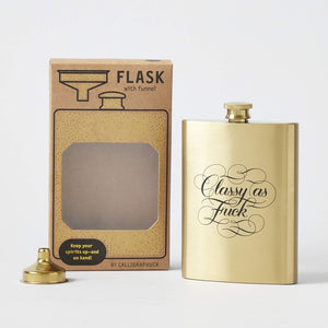 Bookreps Classy As Fuck Flask
