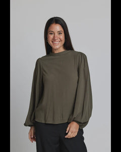 Stella + Gemma Bowery Blouse Crocodile