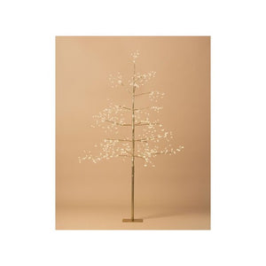 Stellar Haus Champagne Arctic Birch Seed Light Christmas Tree Small - 90cm