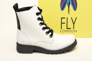 Fly London Ragi Boot Off White