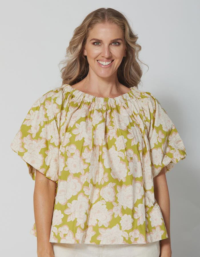 Stella + Gemma Santorini Blouse Rosa Olive