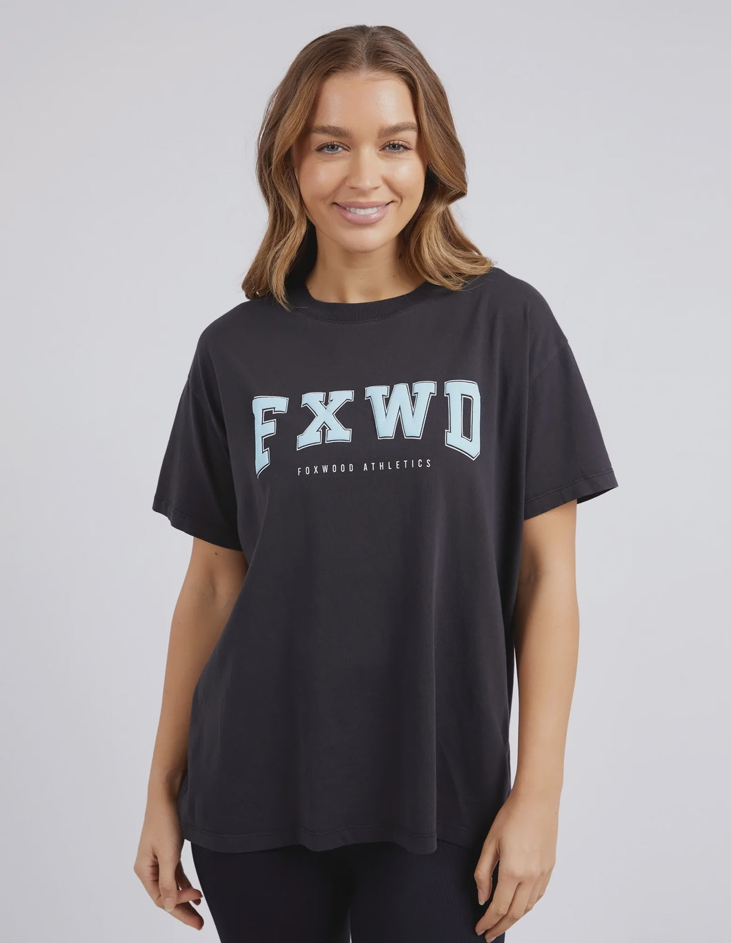 Foxwood House Aths Tee Washed Black