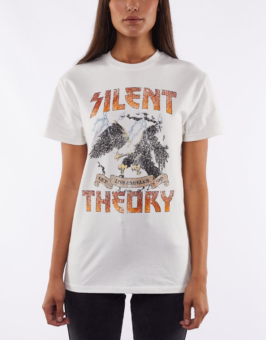 Silent Theory Grounded Tee Vintage White