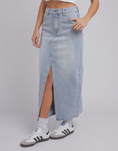 Load image into Gallery viewer, Silent Theory Eva Maxi Skirt Light Blue
