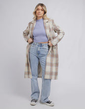 Load image into Gallery viewer, All About Eve Phillipa Check Coat Check
