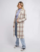 Load image into Gallery viewer, All About Eve Phillipa Check Coat Check
