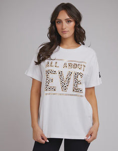 All About Eve Anderson Patched Tee White
