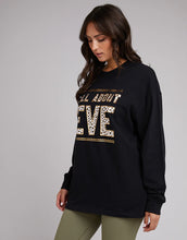 Load image into Gallery viewer, All About Eve Anderson Patched LS Tee Black
