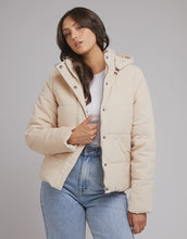Load image into Gallery viewer, All About Eve Cali Cord Puffa Vintage White
