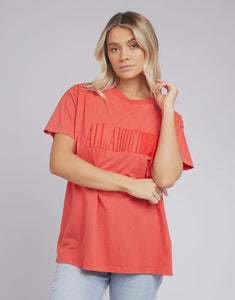 All About Eve Heritage Tee Red