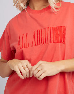 All About Eve Heritage Tee Red