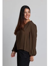 Load image into Gallery viewer, Stella + Gemma Hudson Blouse Dark Olive
