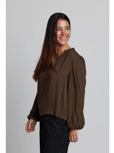 Stella + Gemma Hudson Blouse Dark Olive