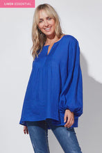 Load image into Gallery viewer, Haven Nagano Blouse Cobalt
