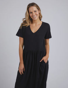 Elm Mimi Midi Dress Black